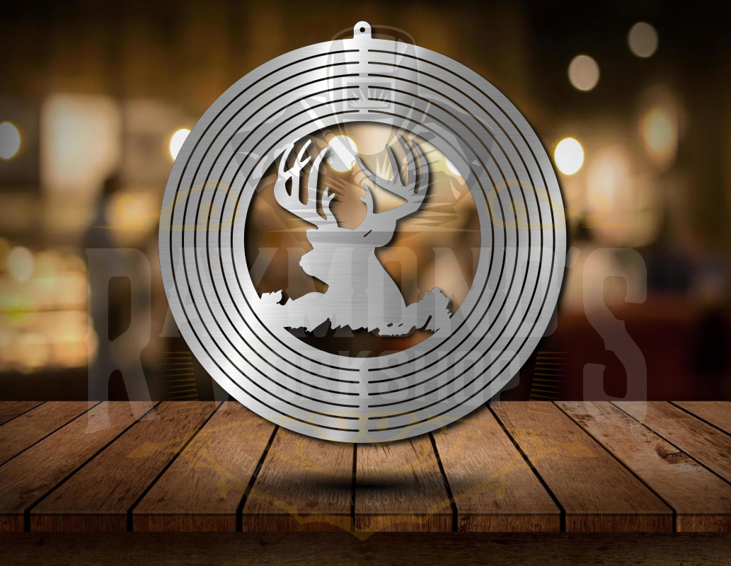 12 point buck Wind Spinner - Raymond's Workshop