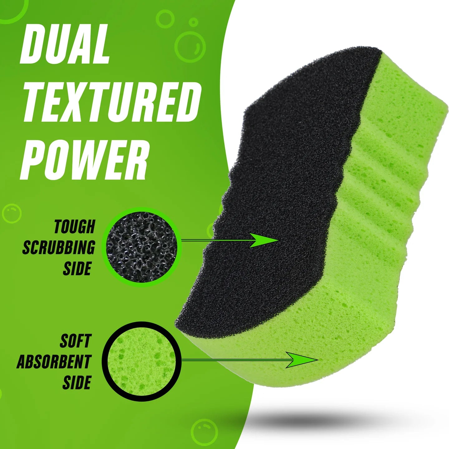 Grip Clean Ultra Scrub Vehicle Wash Sponge (2pk)