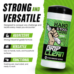 Grip Clean Heavy Duty Hand and Tool Wipes - Raymond's Workshop