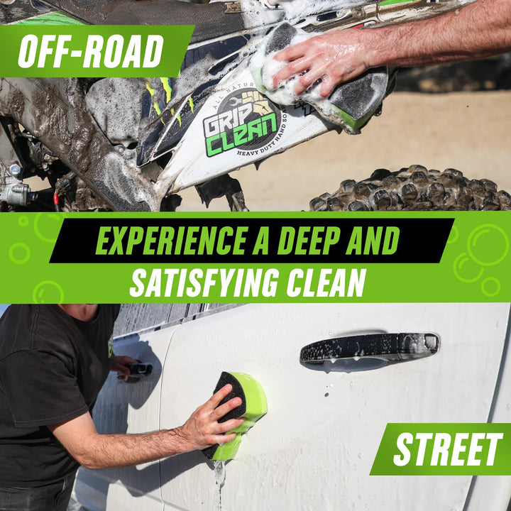 Grip Clean Ultra Scrub Vehicle Wash Sponge (2pk)