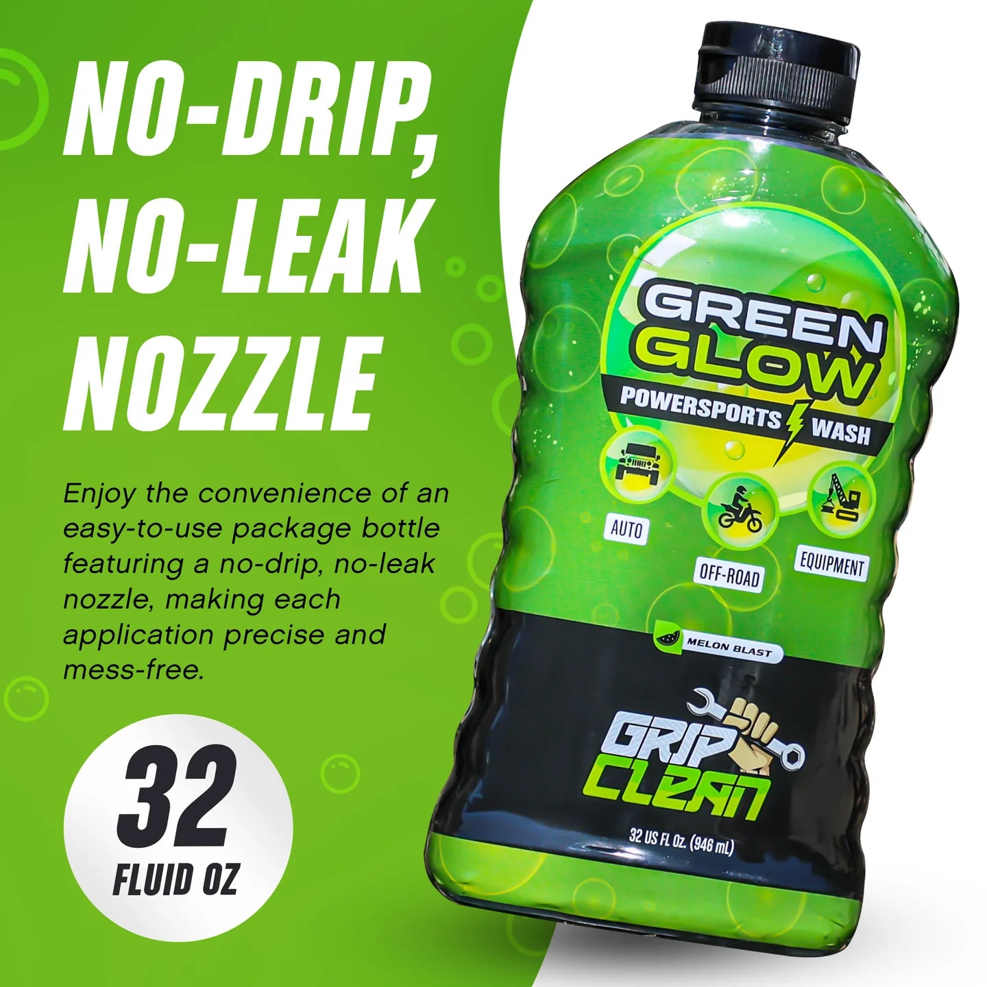 Grip Clean GreenGlow Powersports Wash