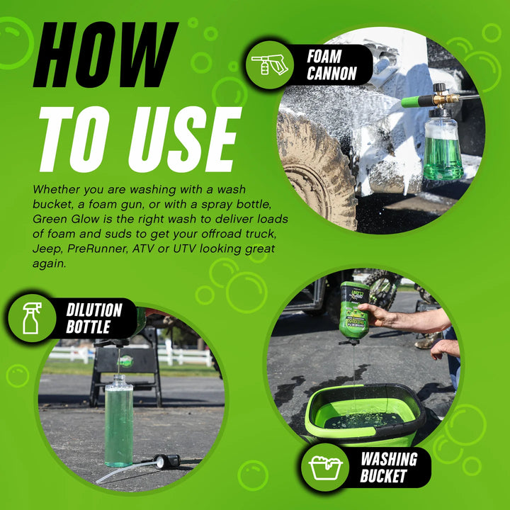 Grip Clean GreenGlow Powersports Wash