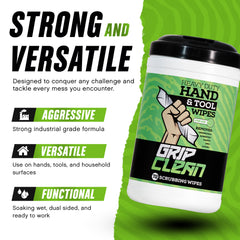 Grip Clean Heavy Duty Hand and Tool Wipes - Raymond's Workshop