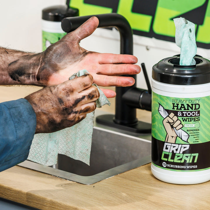 Grip Clean Heavy Duty Hand and Tool Wipes - Raymond's Workshop