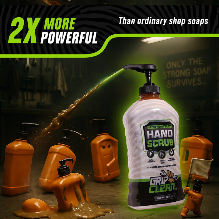 Grip Clean 8oz Ultra HD Walnut Hand Scrub