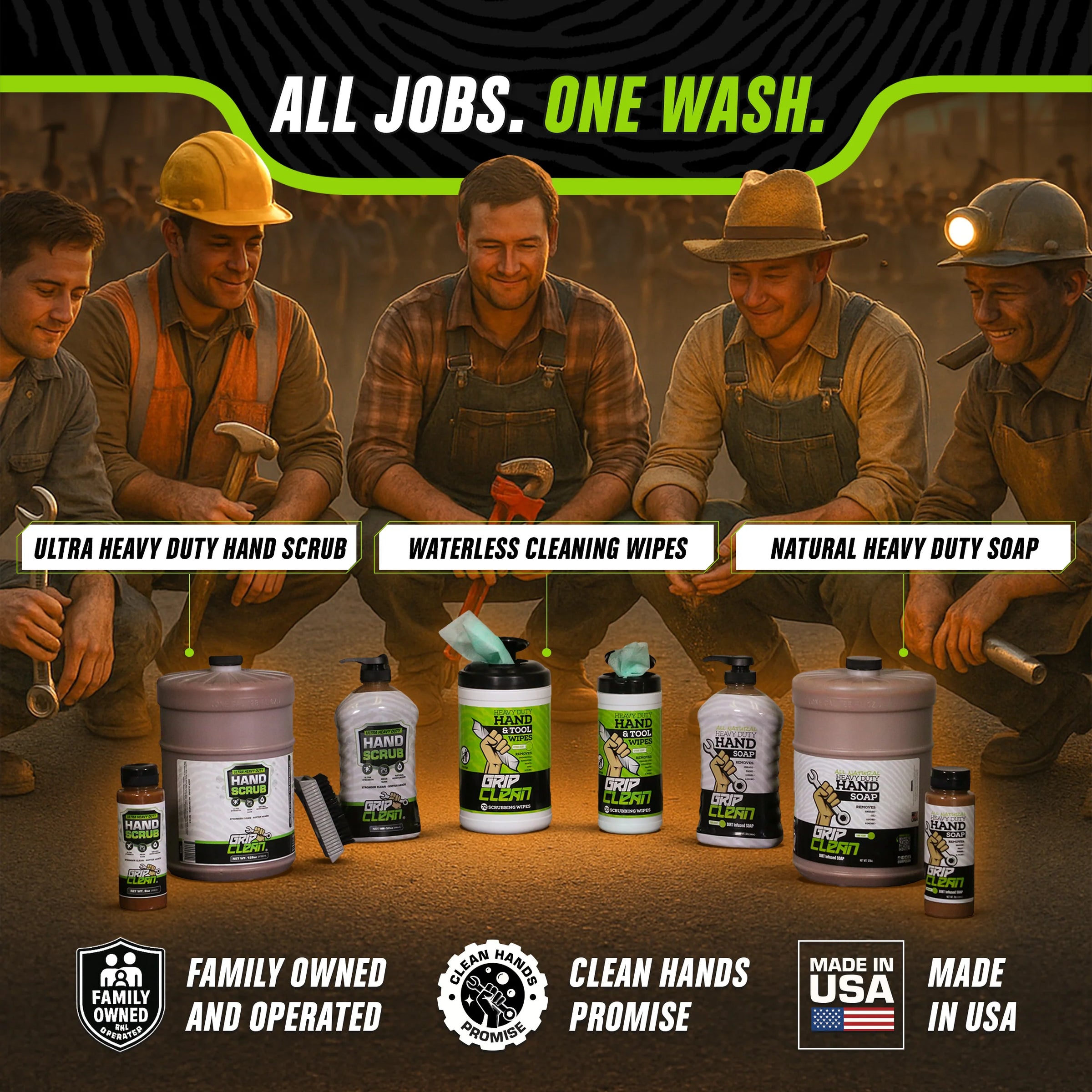 Grip Clean 32oz Ultra HD Walnut Hand Scrub