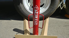 Flag Pole Holders (Wheel Chock) - Raymond's Workshop