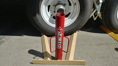 Flag Pole Holders (Wheel Chock) - Raymond's Workshop