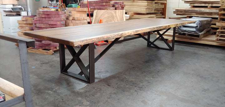 "X Squared" Steel Table Base - Raymond's Workshop