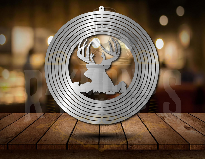 12 point buck Wind Spinner - Raymond's Workshop