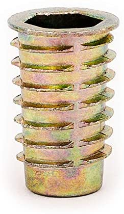 Threaded Insert 3/8"-16 Internal Threads, 25mm Length (Pack of 25) - Raymond's Workshop