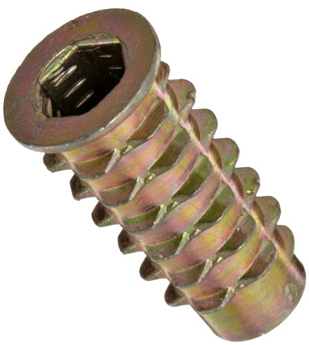 Threaded Insert 1/4"-20 Internal Threads, 25mm Length (Pack of 50) - Raymond's Workshop