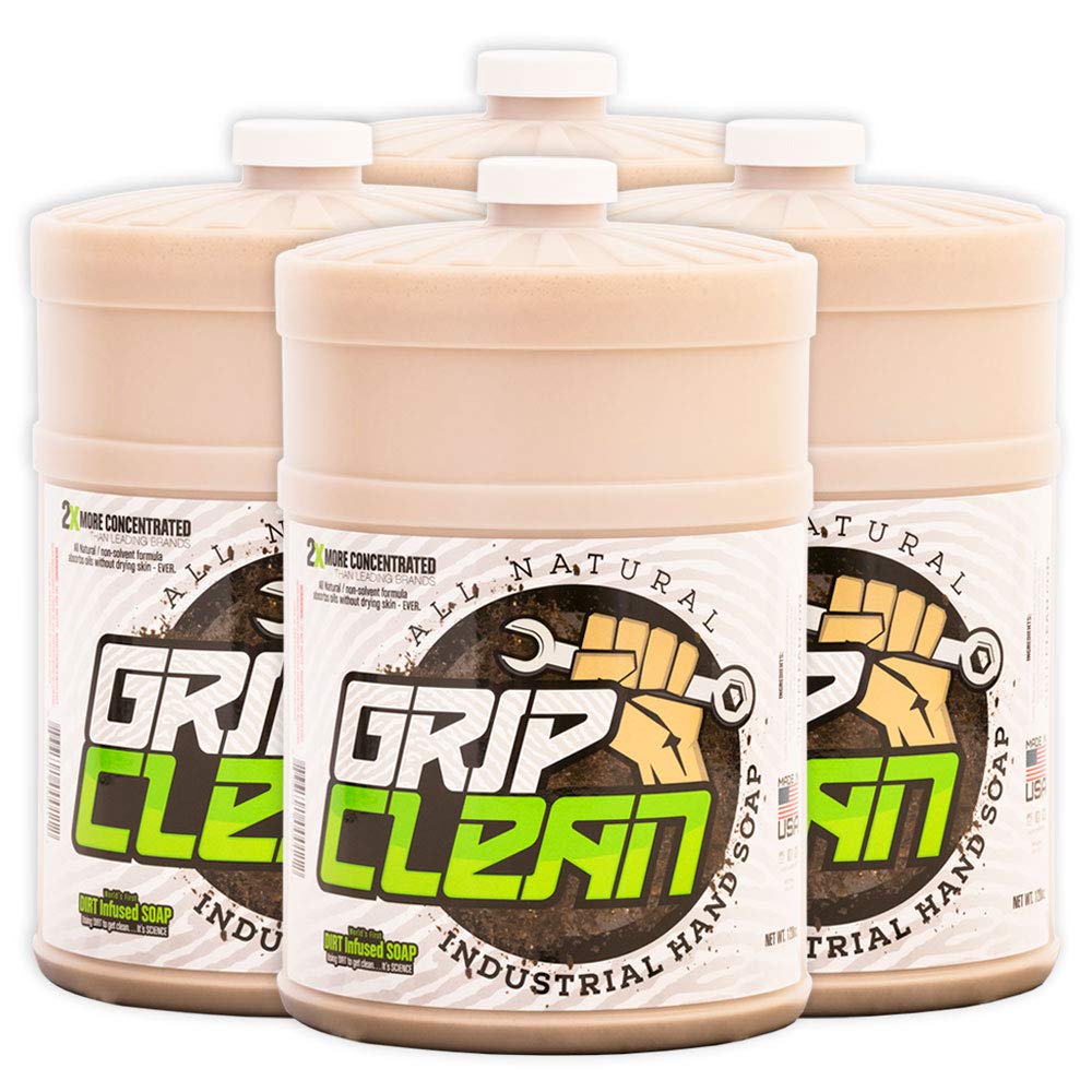 Grip Clean  Hand Cleaner for Auto Mechanics - Heavy Duty Pumice