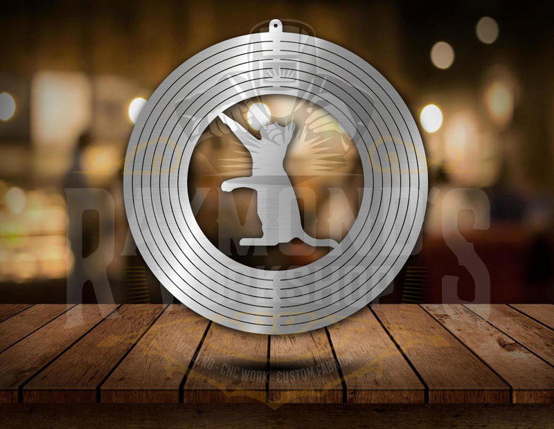 Cat Pawing Wind Spinner - Raymond's Workshop