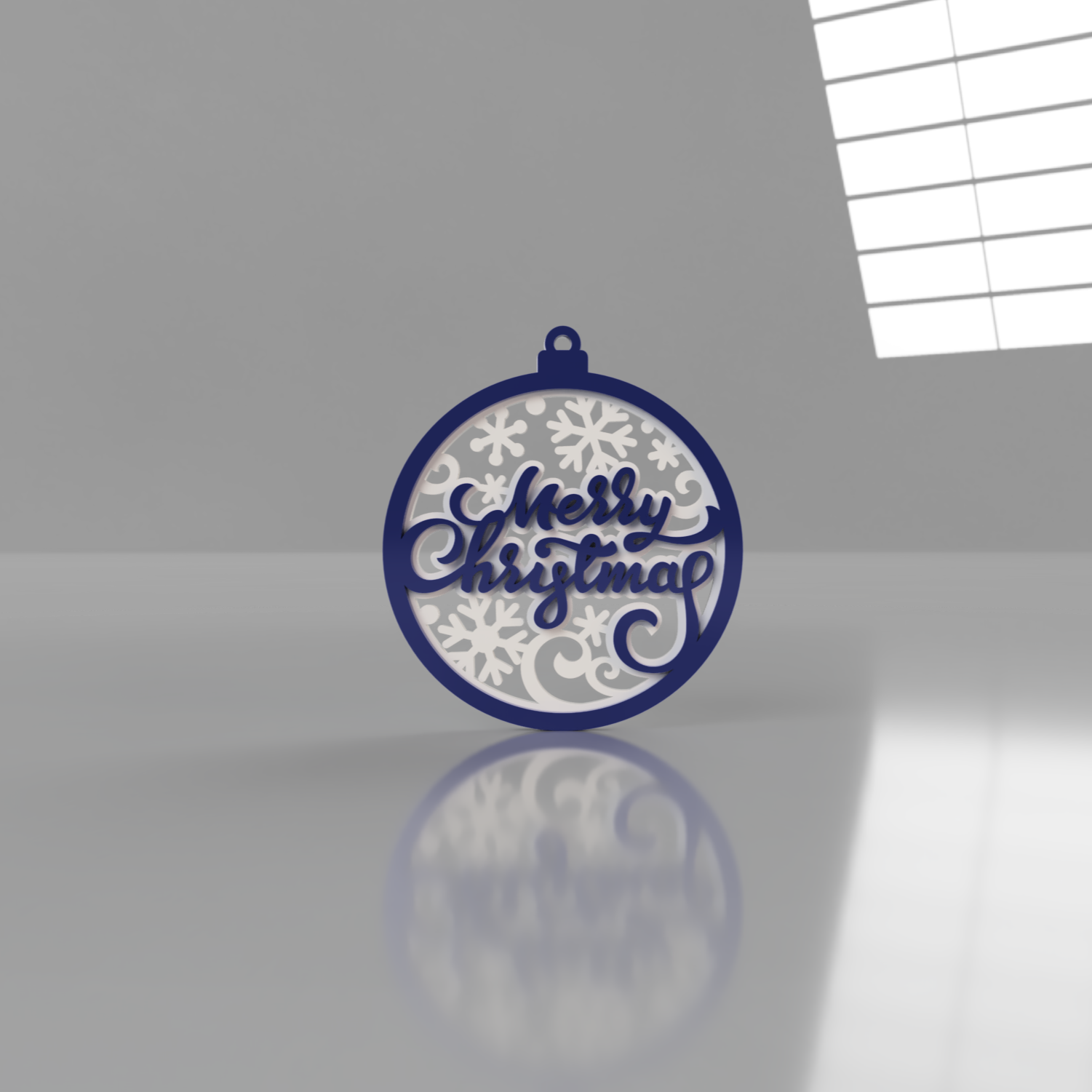 Merry Christmas Ornament - Raymond's Workshop