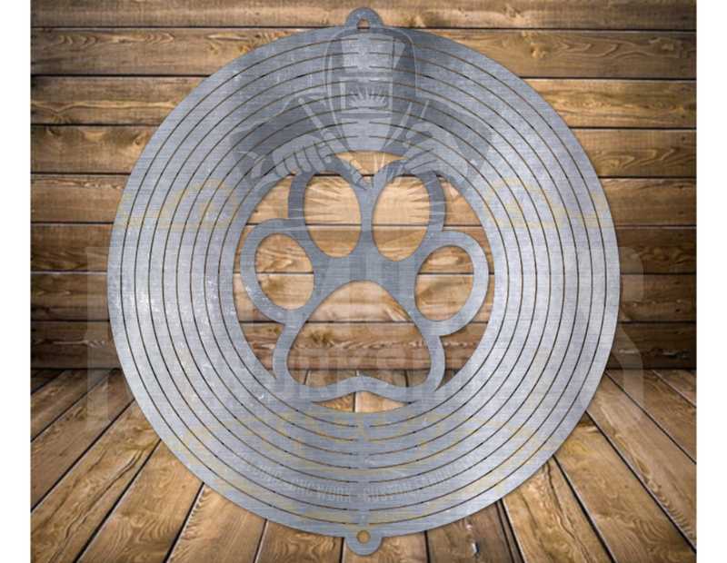 Dog paw Wind Spinner - Raymond's Workshop