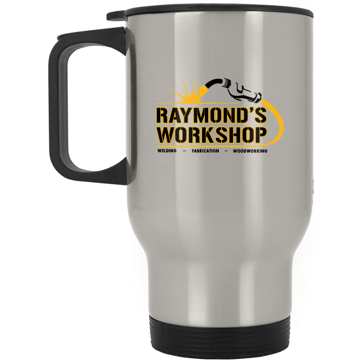 Raymond's Workshop Silver Stainless Travel Mug - Raymond's Workshop
