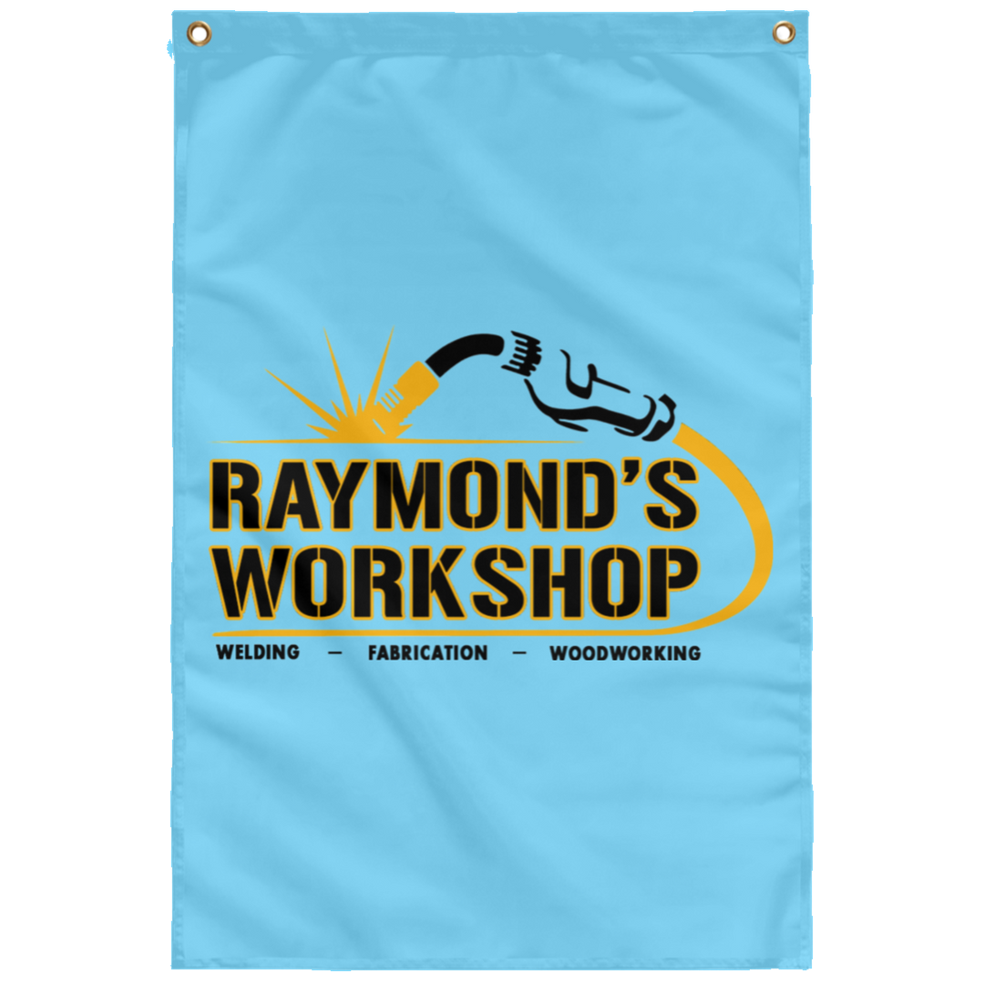 Raymond's Workshop Wall Flag - Raymond's Workshop