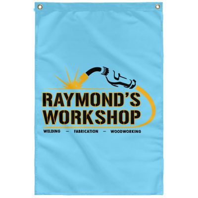 Raymond's Workshop Wall Flag - Raymond's Workshop