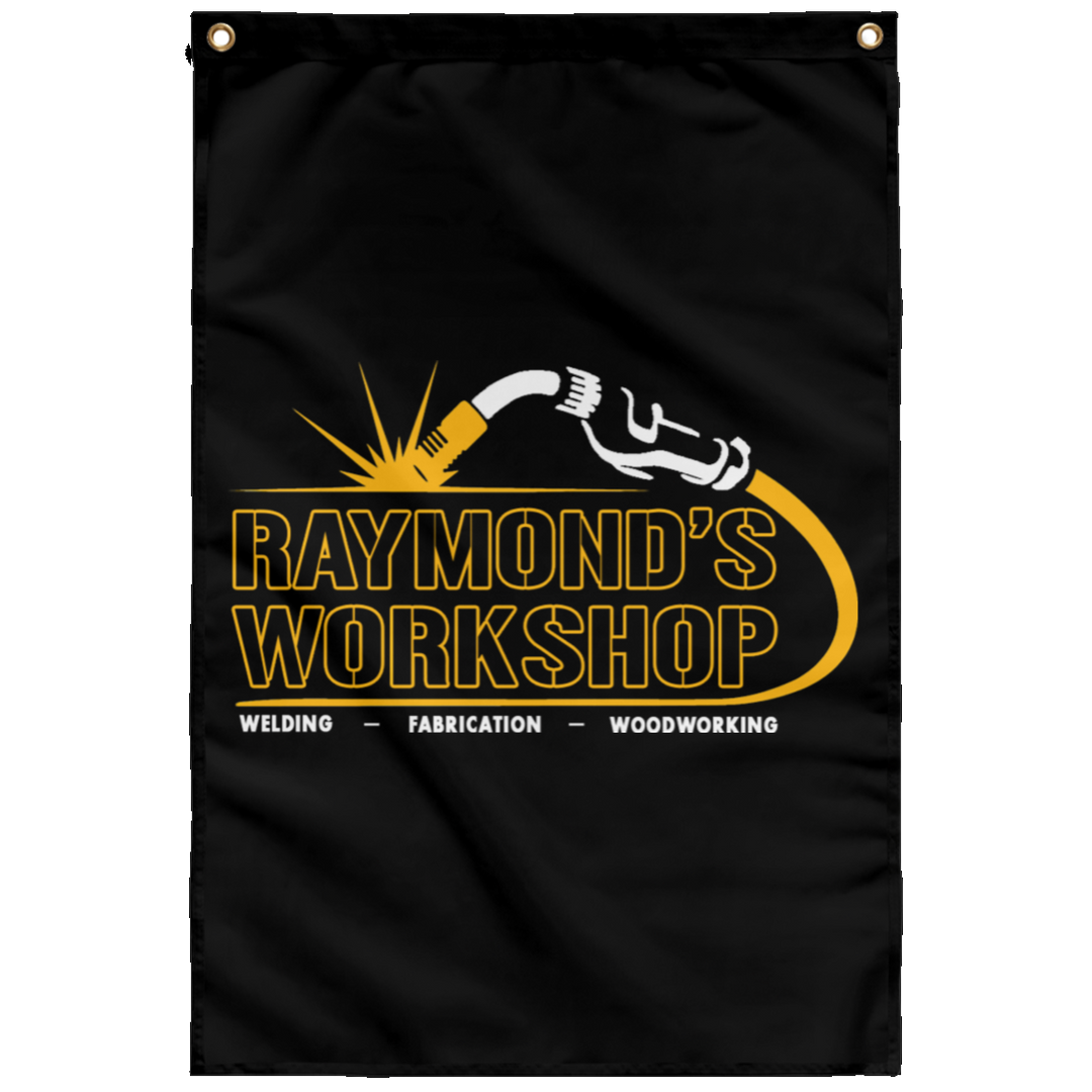 Raymond's Workshop Wall Flag - Raymond's Workshop