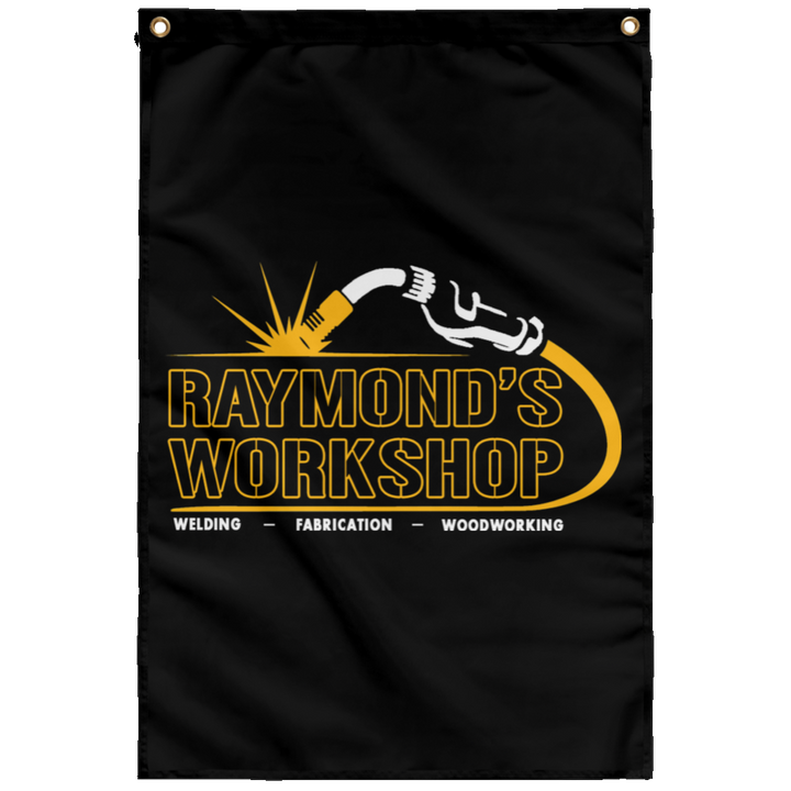 Raymond's Workshop Wall Flag - Raymond's Workshop