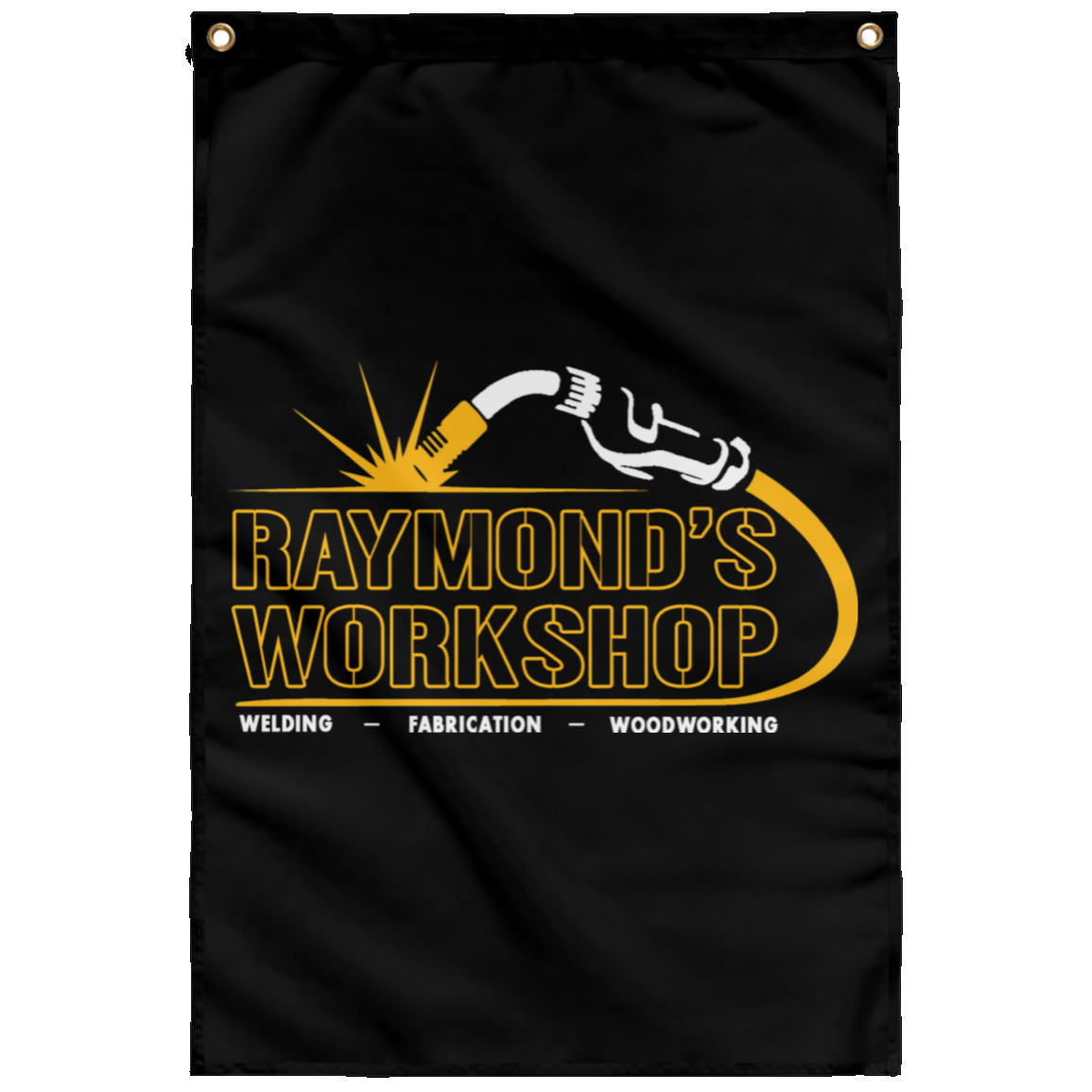Raymond's Workshop Wall Flag - Raymond's Workshop