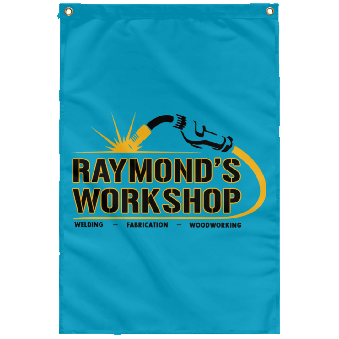 Raymond's Workshop Wall Flag - Raymond's Workshop