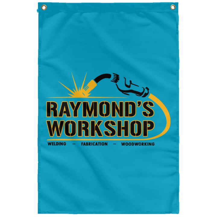 Raymond's Workshop Wall Flag - Raymond's Workshop