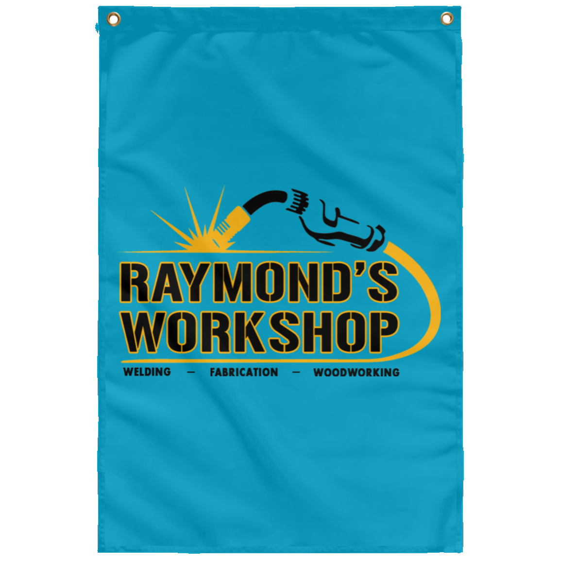 Raymond's Workshop Wall Flag - Raymond's Workshop