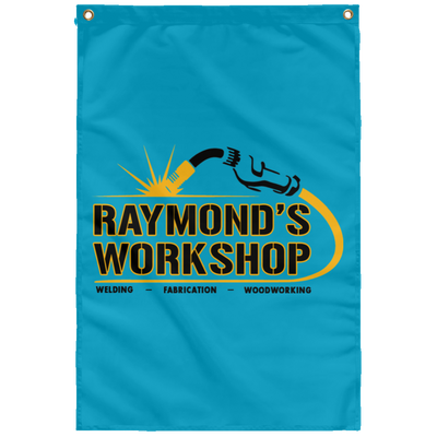 Raymond's Workshop Wall Flag - Raymond's Workshop