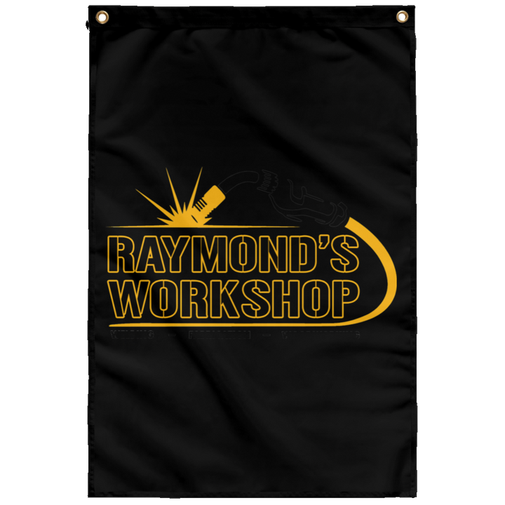 Raymond's Workshop Wall Flag - Raymond's Workshop