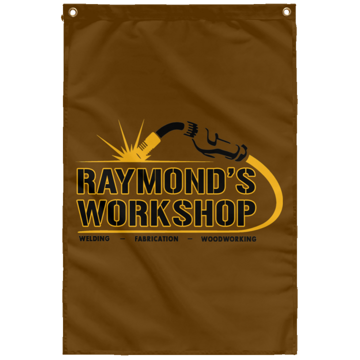 Raymond's Workshop Wall Flag - Raymond's Workshop