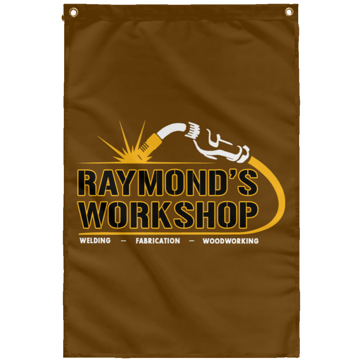 Raymond's Workshop Wall Flag - Raymond's Workshop