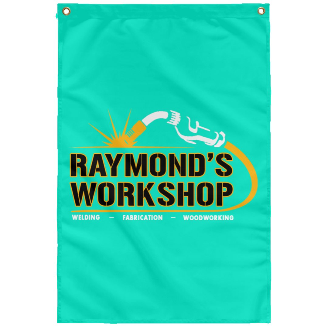 Raymond's Workshop Wall Flag - Raymond's Workshop