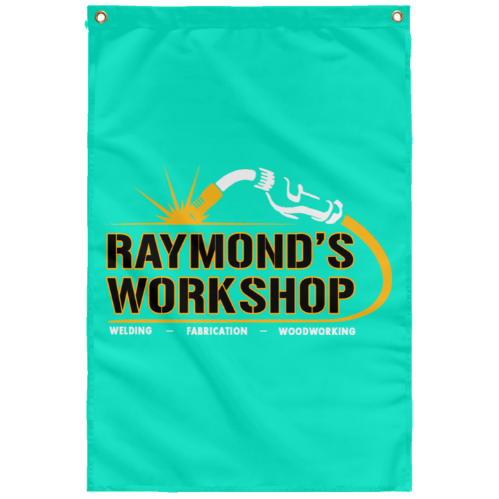 Raymond's Workshop Wall Flag - Raymond's Workshop