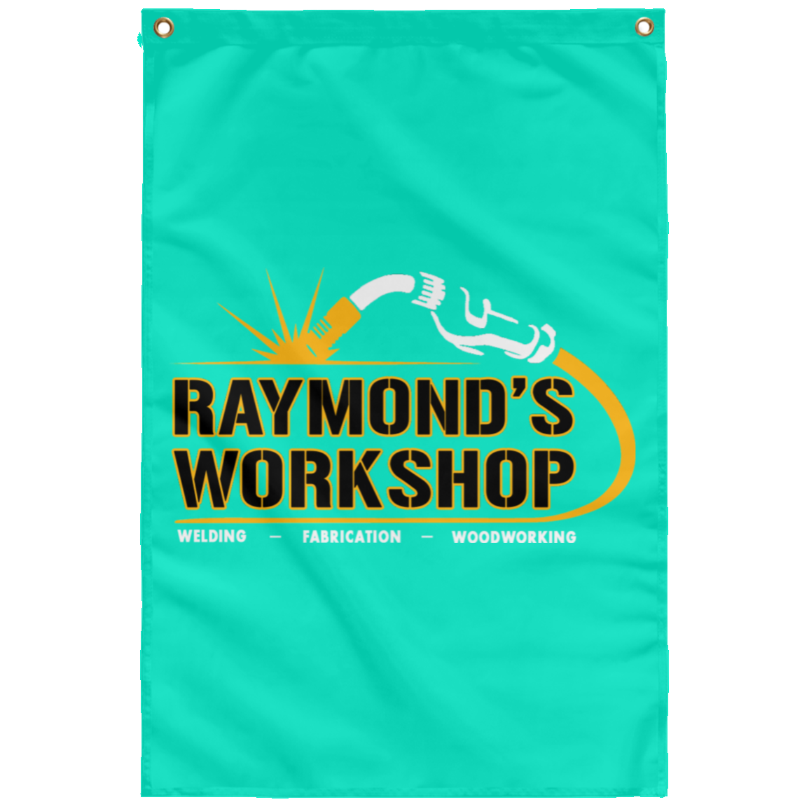 Raymond's Workshop Wall Flag - Raymond's Workshop