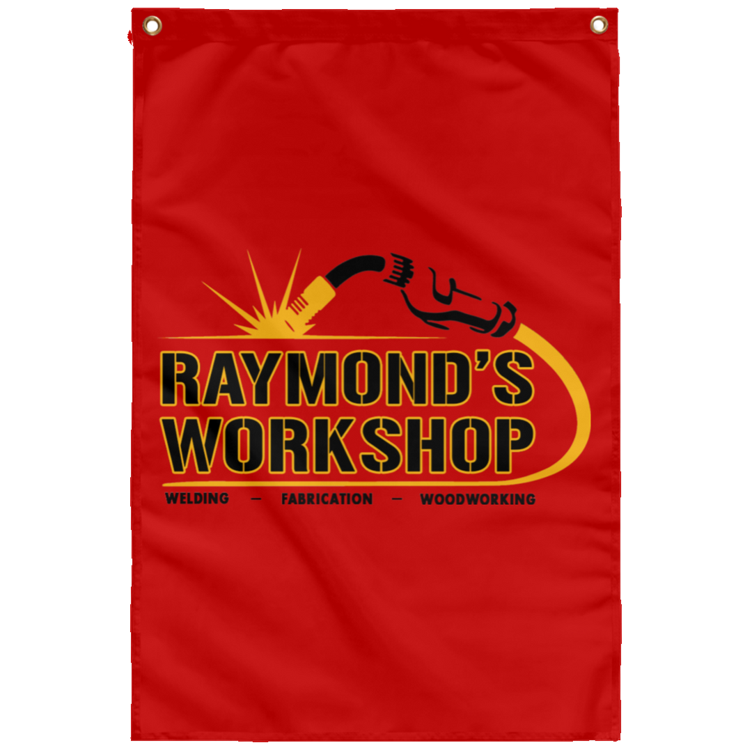 Raymond's Workshop Wall Flag - Raymond's Workshop