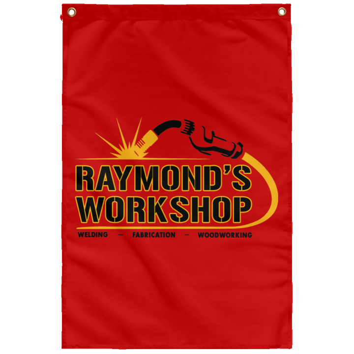 Raymond's Workshop Wall Flag - Raymond's Workshop