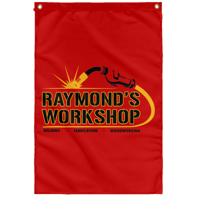 Raymond's Workshop Wall Flag - Raymond's Workshop