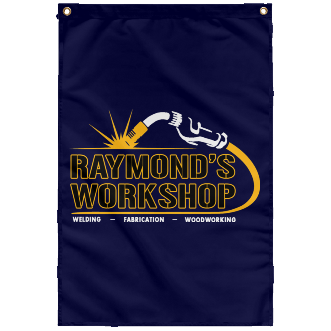 Raymond's Workshop Wall Flag - Raymond's Workshop