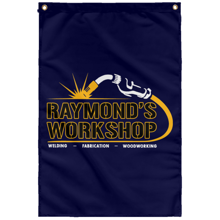 Raymond's Workshop Wall Flag - Raymond's Workshop