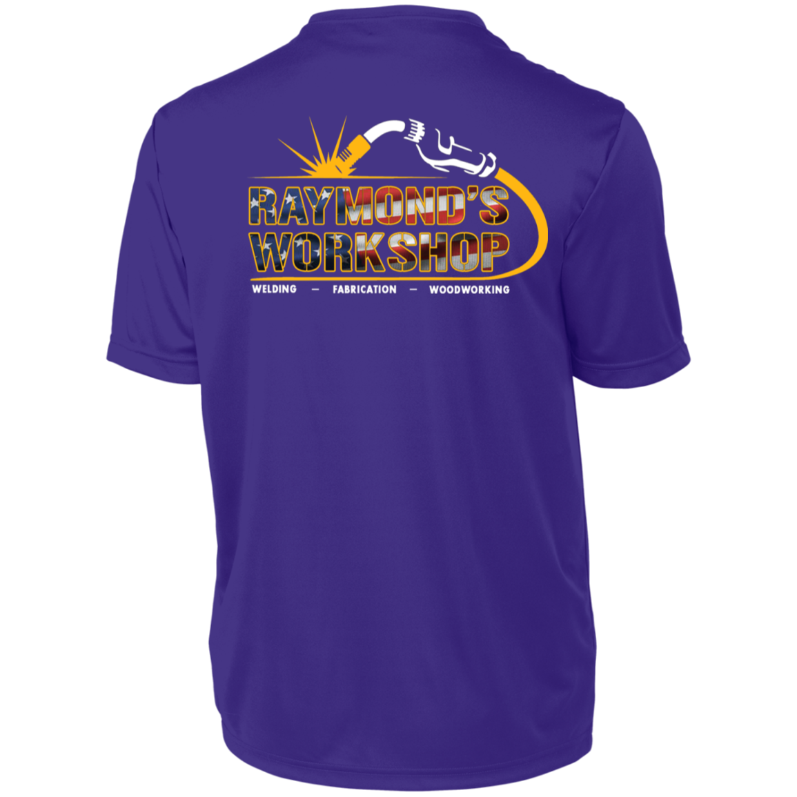 USA Raymond's Workshop Men's Wicking T-Shirt - Raymond's Workshop
