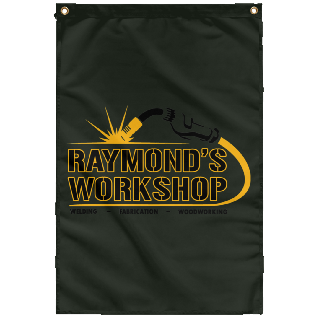 Raymond's Workshop Wall Flag - Raymond's Workshop