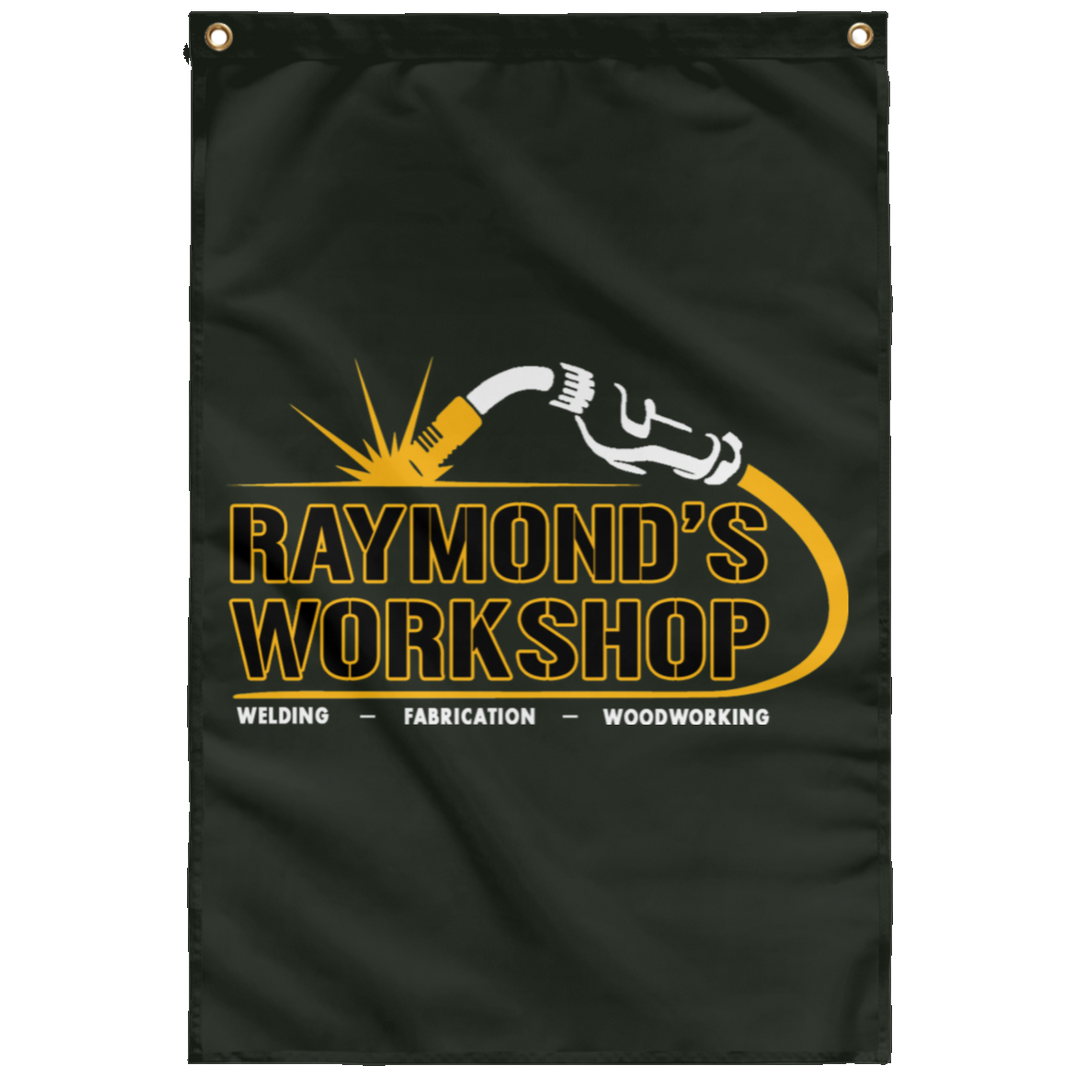 Raymond's Workshop Wall Flag - Raymond's Workshop