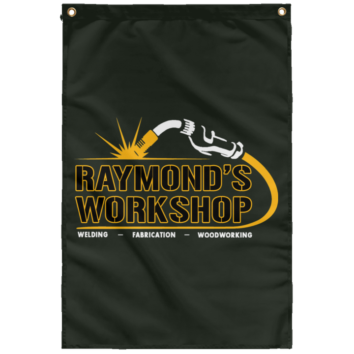 Raymond's Workshop Wall Flag - Raymond's Workshop