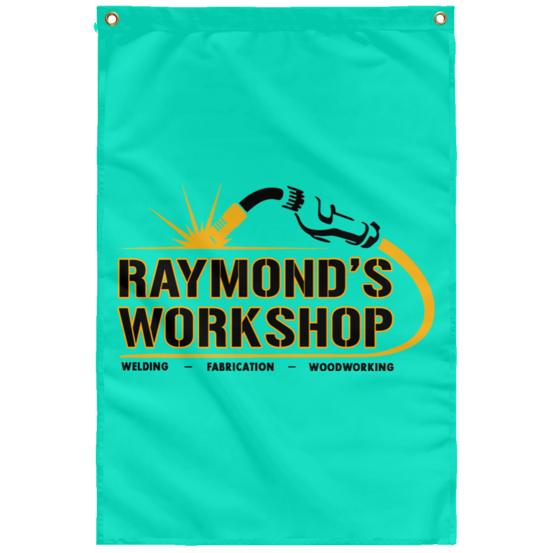 Raymond's Workshop Wall Flag - Raymond's Workshop