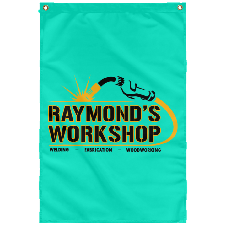 Raymond's Workshop Wall Flag - Raymond's Workshop