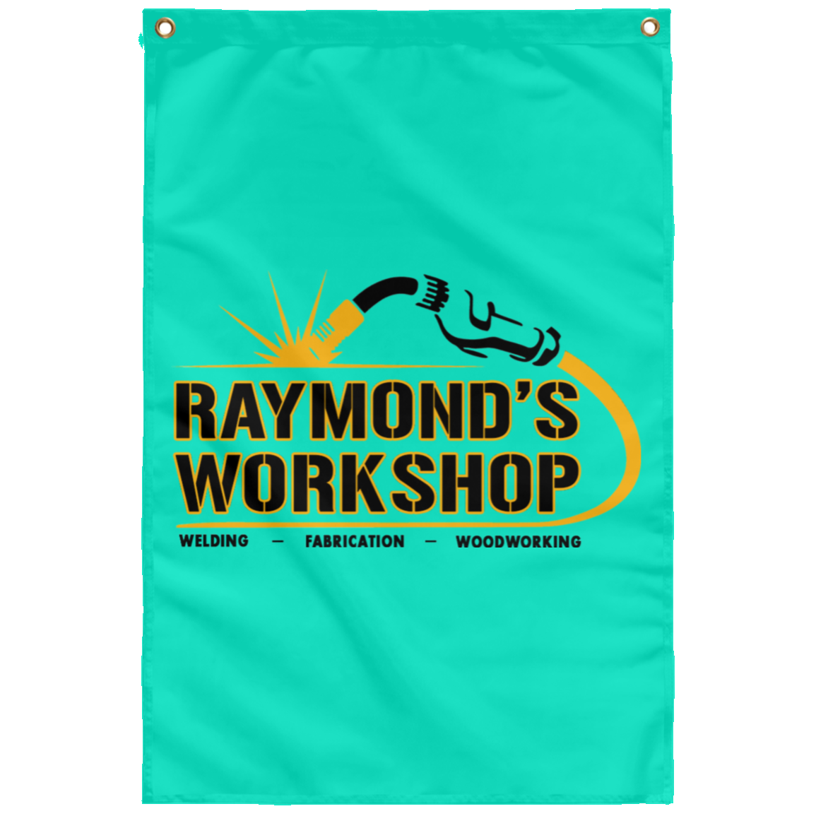 Raymond's Workshop Wall Flag - Raymond's Workshop
