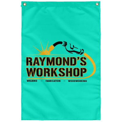 Raymond's Workshop Wall Flag - Raymond's Workshop