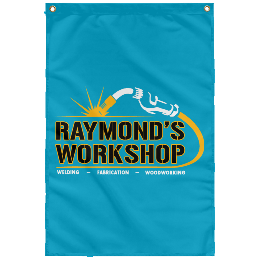 Raymond's Workshop Wall Flag - Raymond's Workshop